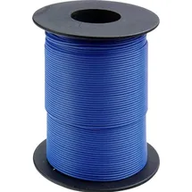 Donau Elektronik 119-12 Litze 1 x 0.14 mm2 Blau 100 m