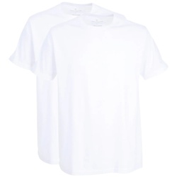 TOM TAILOR Herren T-Shirt, Vorteilspack - Lucky T, Halbarm, Rundhals, einfarbig Weiß 2XL 2er Pack (1x2P)
