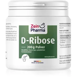 ZeinPharma D-Ribose Pulver für orale Lösungen zur Unterstützung des Energiestoffwechsels 200 g