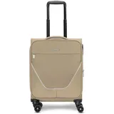 Stratic taska 4-Rollen Kabinentrolley S 55 cm mit Dehnfalte taupe