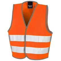 result safe-guard Kinder Junior Safety Vest Warnschutz für Kinder R200J fluorescent orange S (4-6)