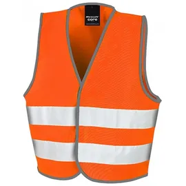 result safe-guard Kinder Junior Safety Vest Warnschutz für Kinder R200J fluorescent orange S (4-6)