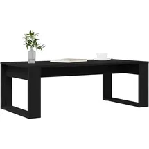 vidaXL Couchtisch Schwarz Eiche 102 x 50 x 35 cm