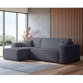 Selsey Eckcouch Bouclé 2-Sitzer Silber