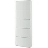 [en.casa] Aure 180 x 63 x 20 cm weiß / weiß