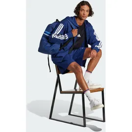 adidas Essentials 3-Streifen French Terry Reißverschlusspullover Dark Blue / White L