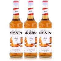 Monin Sirup Honig 700ml - Cocktails Milchshakes Kaffeesirup (3er Pack)