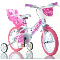 DINO BIKES 8006817902478 Fahrrad Stadtrad 40,6 cm 16 Pink, Weiß