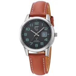 ETT Eco Tech Time ELS-11588-22L Damenuhr Funk Solar Drive Gobi