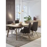 Polsterstuhl STRESSLESS "Laurel", braun (chocolate paloma, schwarz), B:58cm H:92cm T:59cm, Leder PALOMA: PALOMA ist ein durchgefärbtes Semianilin-Möbelleder mit natürlicher Narbung., Stühle, Polsterstuhl, Low Back mit Armlehne, Größe L, mit schräggestellten Beinen in Schwarz