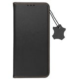 Smart Pro Echt Buchtasche Leder Tasche Lederbuch Hülle Cover Case Handy-Hülle Handytasche für iPhone X Schwarz