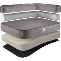 Knuffelwuff Hundebett Winslow XXL 120 x 80 cm grau