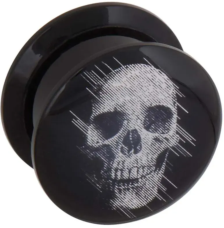 Acryl Plug TOTENKOPF
