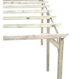 Habitat et Jardin Sunny Carport 3,00 x 5,00 m Braun
