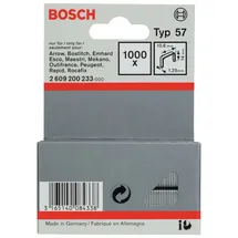 Bosch Flachdrahtklammer Typ 57 10,6 x 1,25 x 14 mm 1000 Stück