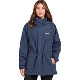 Berghaus Damen Cornice Iii Interactive Jacke, Langlebiger, Atmungsaktiver Regenmantel Übergangsjacke Hardshell Gore-Tex Wasserdichte, Blau, 3XL EU