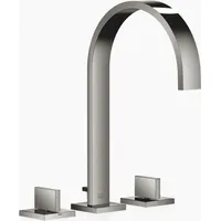 Dornbracht MEM Waschtisch-Dreilochbatterie Dark Chrome