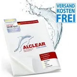 AlClear 950002 Ultra-Microfaser Fenstertuch streifenfrei 60x45 cm - Weiß