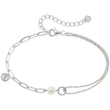 aniston jewelry & watches Armband Schmuck Geschenk Silber 925 mit Perlmutt silberfarben 22cm