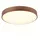 Trio LED Deckenleuchte Doha 1 rund braun
