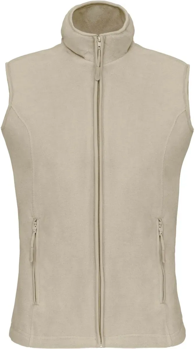 Kariban Damen Microfleece Gilet 'Melodie' Bodywarmer K906 beige M
