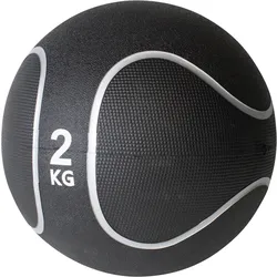 Medizinball Schwarz/Silber 1-10 KG SCHWARZ|hellgrau 5kg