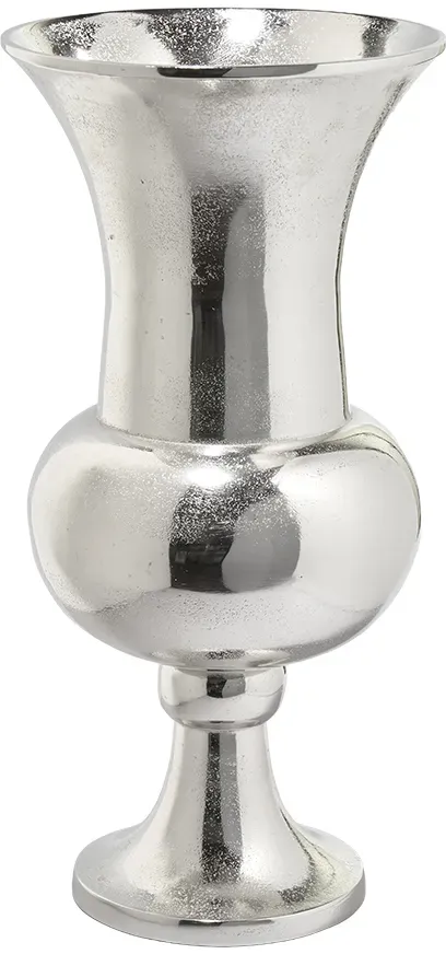 Pokal Alu D19H39cm auf Fuß silber