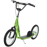 Homcom Kinderroller Luftreifen Grün