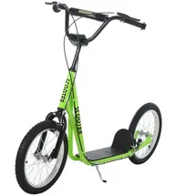 Homcom Kinderroller Luftreifen Grün