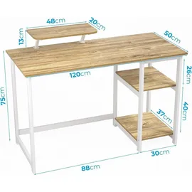 luxuskollektion Schreibtisch 120cm Beige