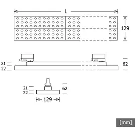 LTS Licht & Leuchten LUZ06-T Anbauleuchte
