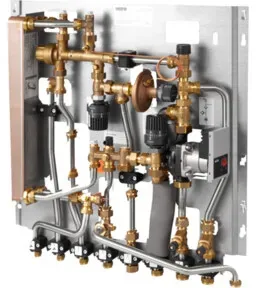 Oventrop Wohnungsstation Regudis W-HTF Leistungsb. 2, max 15 l/m., kupfergel.