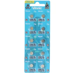10er Set AG 4 Batterie, LR66, L626F, V376, V377 Knopfzelle LR626 Batterien, 1,5V typisch 18mAh