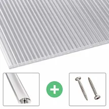 Scobalit Polycarbonat Hohlkammerplatte 16 mm klar 2000 x 1200 mm