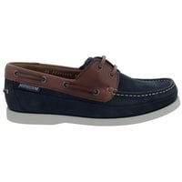 Mephisto Mephisto Boating Bootsschuh, Nubuk- / Glattleder komb., Navy, Spinnake Bootsschuh blau 45 EU