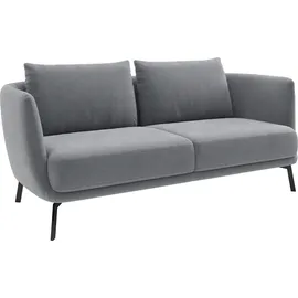 Schöner Wohnen Couch Baumwolle 3-Sitzer Grau
