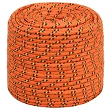 vidaXL Bootsseil Orange 8 mm 500 m Polypropylen