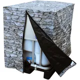 Barrel Trading IBC Design-Cover Rocky Dekor-Haube für 600 l