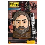 Rubie ́s Kostüm Star Wars Obi-Wan Kenobi Kostüm Set für Kinder, Original lizenziertes Kostümzubehör aus der Serie “Star Wars: The Clon braun