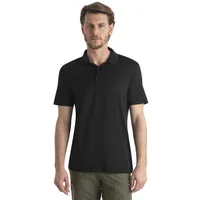 Icebreaker Merino 150 Tech Lite Iii Kurzarm-poloshirt - Black - S