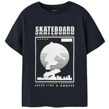 NAME IT T-Shirt NKMTHOMAS SS NREG TOP BOX PB grau 122/128 EU