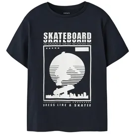 NAME IT T-Shirt NKMTHOMAS SS NREG TOP BOX PB grau 122/128 EU