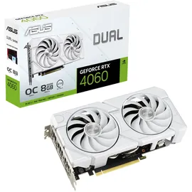 Asus Dual GeForce RTX 4060 EVO OC White 8 GB GDDR6 90YV0JCB-M0NA00