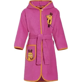 Playshoes Frottee-Bademantel DIE MAUS in Pink | 122/128