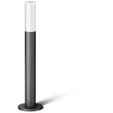 Steinel GL 65 anthrazit Opalglas, Aluminium Standleuchte, Gartenleuchte warmweiß, 77 cm hoch