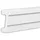 PROFHOME DECOR Architrav Fassadenprofil Stuckleiste 200 x 5,9 x 11,2 cm