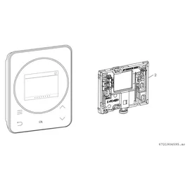 Bosch Fernbedienung RT 800 für UI800 farbiges Touch-Bediendisplay