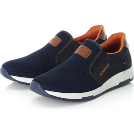 Rieker Slip-On Sneaker Herren Blau Weite E 43