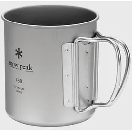 Snow Peak Titanium Single Wall Becher 0,45 l Blau