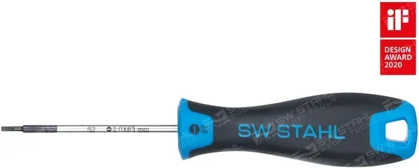 SWSTAHL Schraubendreher Schraubendreher, Schlitz, 2 x 63 32752sb